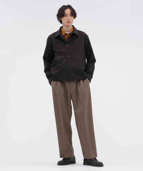 MARGARET HOWELL(マーガレットハウエル)の「YARN DYE WOOL PLAINWEAVE(ブルゾン・メンズ・ブラウン系その他2・SMALL/MEDIUM/LARGE)」の9枚目の写真