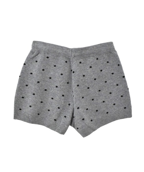Reurie'（レウリィ）の「ドットニットショートパンツ（セットアップ対応） / ミニ丈 ショート丈 ドット柄 ウエストゴム シンプル モノトーン ニットパンツ（その他パンツ・レディース・ブラック/ネイビー/グレー・FREE）」の19枚目の写真
