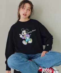 【Disney/ディズニー】Mickey Mouse/ミッキーマウス裏毛スウェットプルオーバー