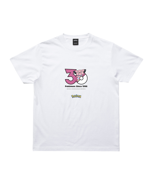 ZOZOSPOT(ゾゾスポット)の「Pokemon 30th Anniversary 1025 T-shirt 「ブルー」(Tシャツ/カットソー・レディース・ホワイト・SMALL/MEDIUM/LARGE/X-LARGE/XX-LARGE/XXX-LARGE/100cm/110cm/120cm/130cm/140cm/150cm/160cm)」の1枚目の写真