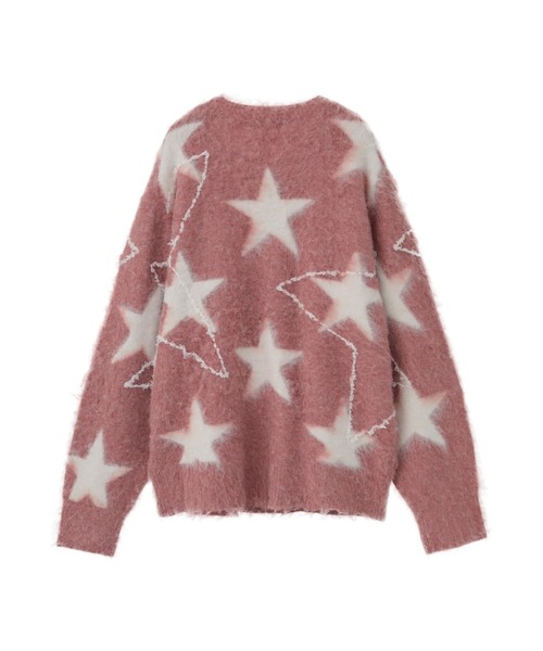 CONVERSE TOKYO(コンバーストウキョウ)の「STAR★ ALLOVER STITCH KNIT PULLOVER(ニット/セーター・レディース・ピンク/サックスブルー/グレー・SMALL/MEDIUM)」の9枚目の写真