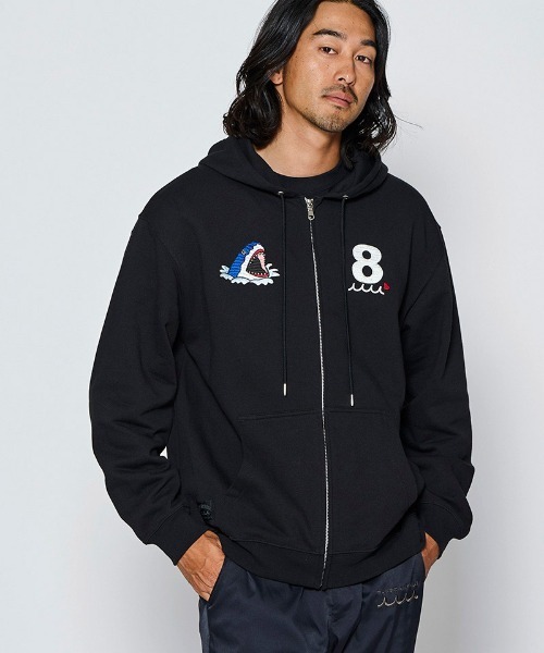 ACANTHUS(アカンサス)の「mpa4243- Souvenir Zip-up Hooded Sweatshirt スウェットジップパーカー(MA2712)(パーカー・メンズ・ホワイト/ブラック/ネイビー・XL/L/M/S)」の5枚目の写真