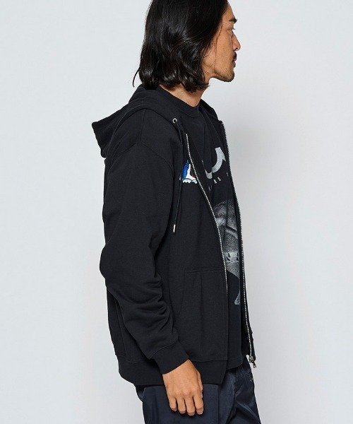 ACANTHUS(アカンサス)の「mpa4243- Souvenir Zip-up Hooded Sweatshirt スウェットジップパーカー(MA2712)(パーカー・メンズ・ホワイト/ブラック/ネイビー・XL/L/M/S)」の6枚目の写真