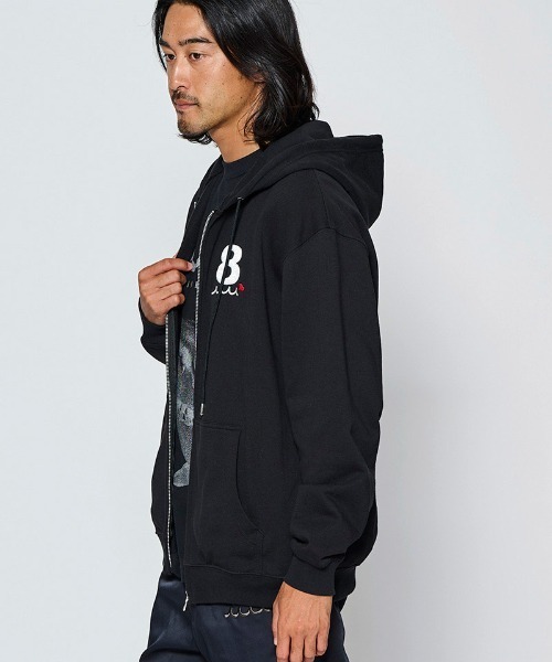 ACANTHUS(アカンサス)の「mpa4243- Souvenir Zip-up Hooded Sweatshirt スウェットジップパーカー(MA2712)(パーカー・メンズ・ホワイト/ブラック/ネイビー・XL/L/M/S)」の7枚目の写真