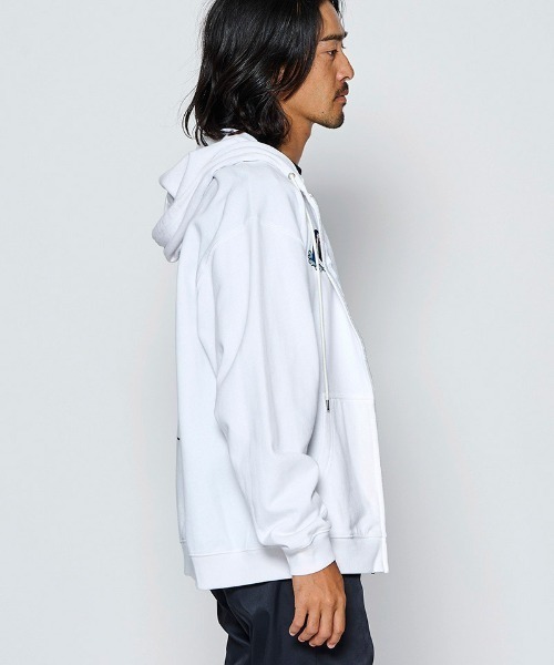 ACANTHUS(アカンサス)の「mpa4243- Souvenir Zip-up Hooded Sweatshirt スウェットジップパーカー(MA2712)(パーカー・メンズ・ホワイト/ブラック/ネイビー・XL/L/M/S)」の9枚目の写真