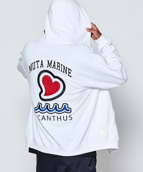 ACANTHUS(アカンサス)の「mpa4243- Souvenir Zip-up Hooded Sweatshirt スウェットジップパーカー(MA2712)(パーカー・メンズ・ホワイト/ブラック/ネイビー・XL/L/M/S)」の11枚目の写真