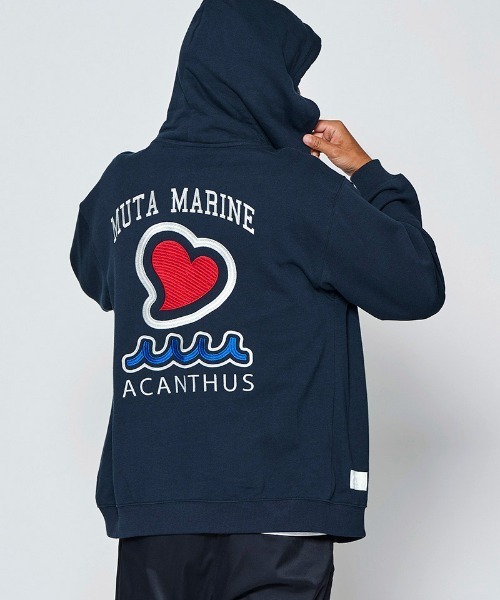 ACANTHUS(アカンサス)の「mpa4243- Souvenir Zip-up Hooded Sweatshirt スウェットジップパーカー(MA2712)(パーカー・メンズ・ホワイト/ブラック/ネイビー・XL/L/M/S)」の15枚目の写真