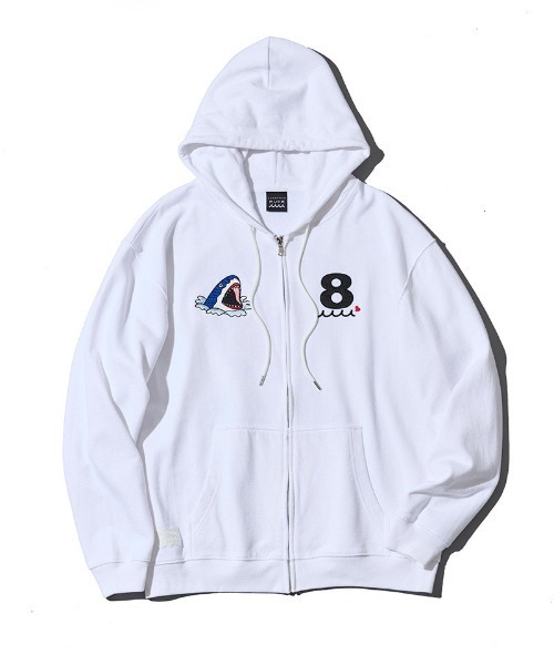 ACANTHUS(アカンサス)の「mpa4243- Souvenir Zip-up Hooded Sweatshirt スウェットジップパーカー(MA2712)(パーカー・メンズ・ホワイト/ブラック/ネイビー・XL/L/M/S)」の16枚目の写真