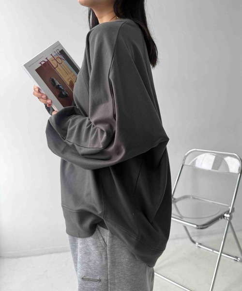AS KNOW AS plus(アズノゥアズプラス)の「☆フロッキーロゴロンT【UNISEX ITEM】(Tシャツ/カットソー・レディース・オフホワイト/ブラウン/チャコールグレー・FREE)」の17枚目の写真