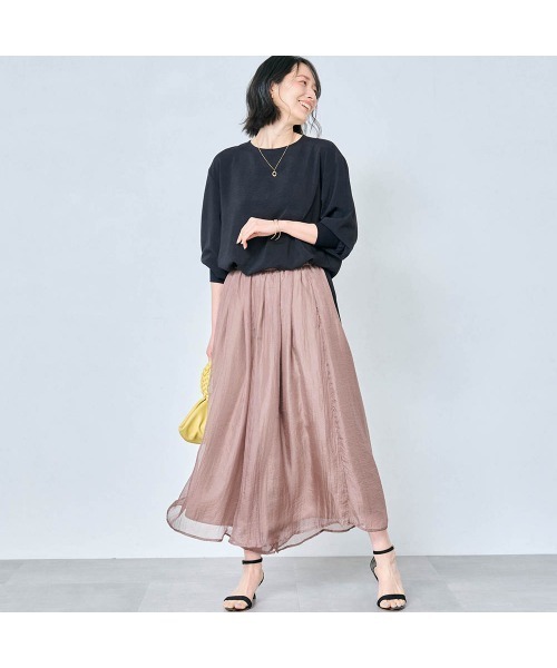 座(THE)パンツ(ザパンツ)の「ベルメゾン・座(THE)ブラウス(シャツ/ブラウス・レディース・オフホワイト/セージグリーン/グレイッシュブルー/ネイビー/ブラック・M/L/LL/S)」の19枚目の写真