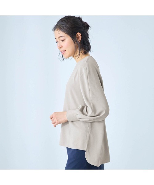 座(THE)パンツ(ザパンツ)の「ベルメゾン・座(THE)ブラウス(シャツ/ブラウス・レディース・オフホワイト/セージグリーン/グレイッシュブルー/ネイビー/ブラック・M/L/LL/S)」の22枚目の写真