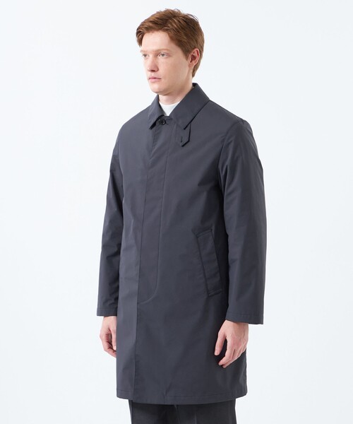 MACKINTOSH PHILOSOPHY(マッキントッシュ フィロソフィー)の「【WEB&一部店舗限定】WELLINGTON PERTEX SHIELD 3L(ウェリントン パーテックスシールド スリーレイヤー)(ステンカラーコート・メンズ・チャコールグレー/ダークネイビー・38/40)」の6枚目の写真