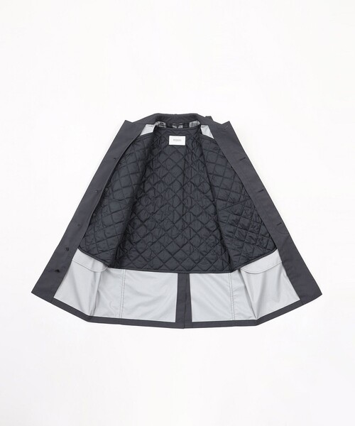 MACKINTOSH PHILOSOPHY(マッキントッシュ フィロソフィー)の「【WEB&一部店舗限定】WELLINGTON PERTEX SHIELD 3L(ウェリントン パーテックスシールド スリーレイヤー)(ステンカラーコート・メンズ・チャコールグレー/ダークネイビー・38/40)」の14枚目の写真