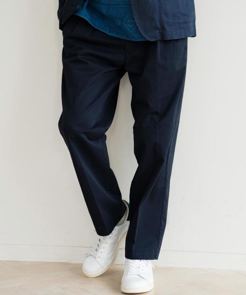 green label relaxing(グリーンレーベルリラクシング)の「SC STRC CHINO 2PLEAT 9/L パンツ◆(その他パンツ・メンズ・ベージュ/ネイビー/ダークグレー・MEDIUM/X-LARGE/LARGE/SMALL)」の3枚目の写真