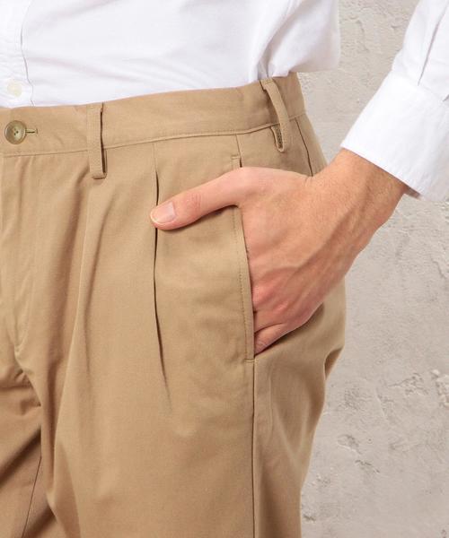green label relaxing(グリーンレーベルリラクシング)の「SC STRC CHINO 2PLEAT 9/L パンツ◆(その他パンツ・メンズ・ベージュ/ネイビー/ダークグレー・MEDIUM/X-LARGE/LARGE/SMALL)」の10枚目の写真