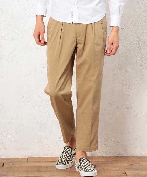 green label relaxing(グリーンレーベルリラクシング)の「SC STRC CHINO 2PLEAT 9/L パンツ◆(その他パンツ・メンズ・ベージュ/ネイビー/ダークグレー・MEDIUM/X-LARGE/LARGE/SMALL)」の9枚目の写真
