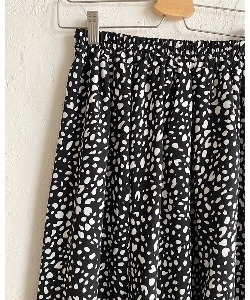 She's Closet(シーズクローゼット)の「レオパード 豹 プリント フレア ロング ヒョウ柄スカート(スカート・レディース・ベージュ/ブラック・FREE)」の12枚目の写真