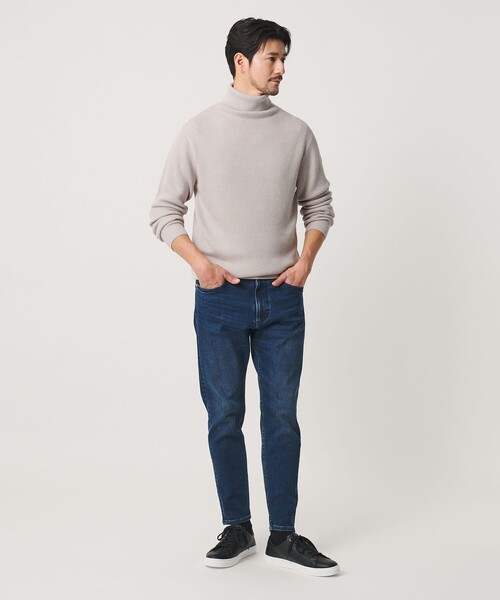 BEAUTY&YOUTH UNITED ARROWS(ビューティーアンドユースユナイテッドアローズ)の「【WEB限定 WARDROBE SMART】マシーンウォッシャブル ウールミックス アゼ タートルネック(ニット/セーター・メンズ・ブラック/ナチュラル/グレー・S/M/L/XL)」の14枚目の写真