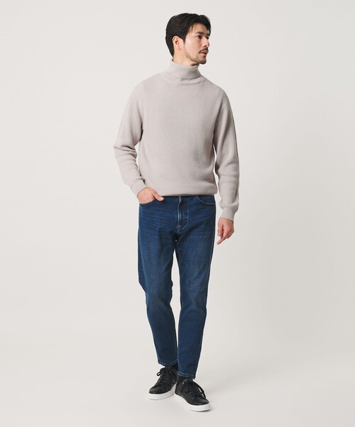 BEAUTY&YOUTH UNITED ARROWS(ビューティーアンドユースユナイテッドアローズ)の「【WEB限定 WARDROBE SMART】マシーンウォッシャブル ウールミックス アゼ タートルネック(ニット/セーター・メンズ・ブラック/ナチュラル/グレー・S/M/L/XL)」の16枚目の写真