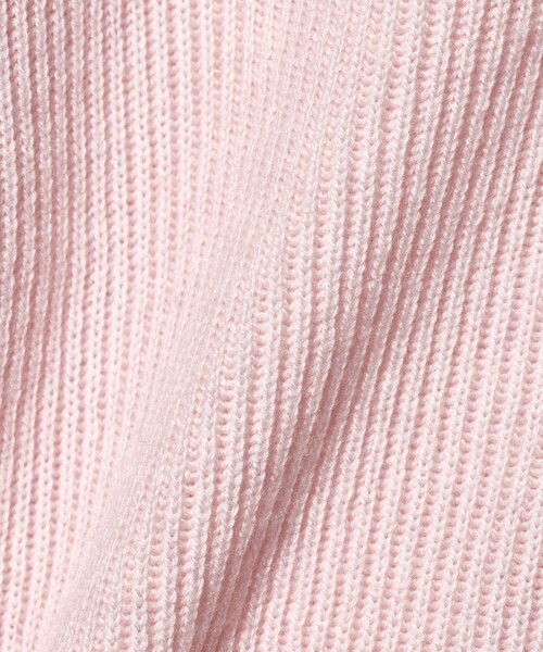BEAUTY&YOUTH UNITED ARROWS(ビューティーアンドユースユナイテッドアローズ)の「ウールブレンド 畦 Vネックカーディガン ウォッシャブル(カーディガン/ボレロ・レディース・ライトピンク/オフホワイト/ダークブラウン・FREE)」の13枚目の写真
