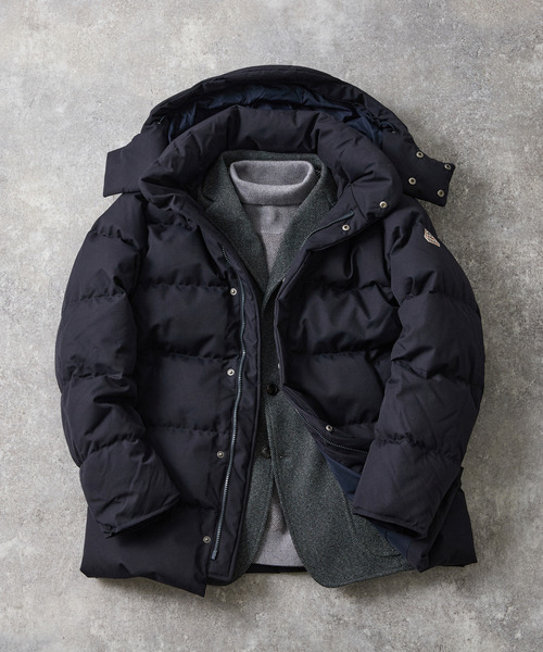 MEN'S MELROSE(メンズメルローズ)の「【PYRENEX/ピレネックス】BELFORT ダウンジャケット(ダウンジャケット/コート・メンズ・ネイビー/ブラック・4/3/2)」の1枚目の写真