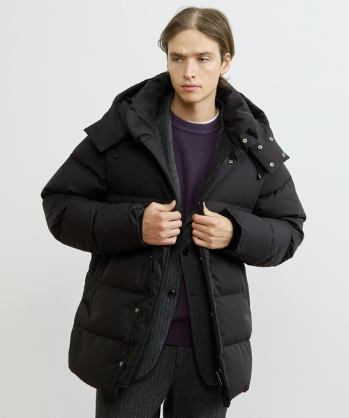 MEN'S MELROSE(メンズメルローズ)の「【PYRENEX/ピレネックス】BELFORT ダウンジャケット(ダウンジャケット/コート・メンズ・ネイビー/ブラック・4/3/2)」の14枚目の写真