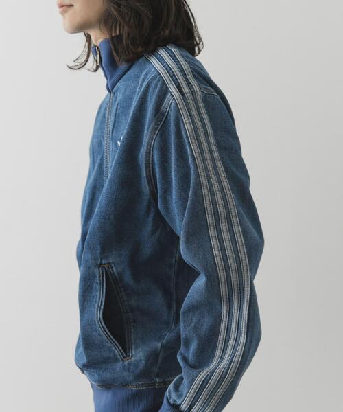 adidas（アディダス）の「adidas　DENIM FIREBIRD TRACK TOP（ブルゾン・メンズ・インディゴブルー・MEDIUM/LARGE/X-LARGE）」の8枚目の写真