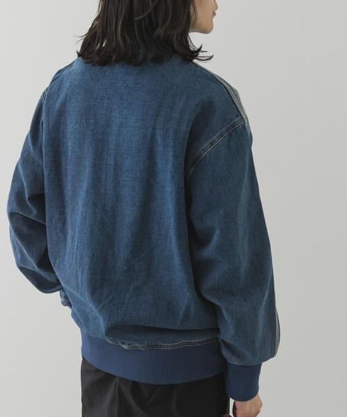 adidas（アディダス）の「adidas　DENIM FIREBIRD TRACK TOP（ブルゾン・メンズ・インディゴブルー・MEDIUM/LARGE/X-LARGE）」の7枚目の写真