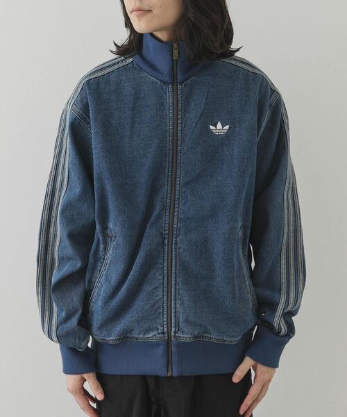 adidas（アディダス）の「adidas　DENIM FIREBIRD TRACK TOP（ブルゾン・メンズ・インディゴブルー・MEDIUM/LARGE/X-LARGE）」の3枚目の写真