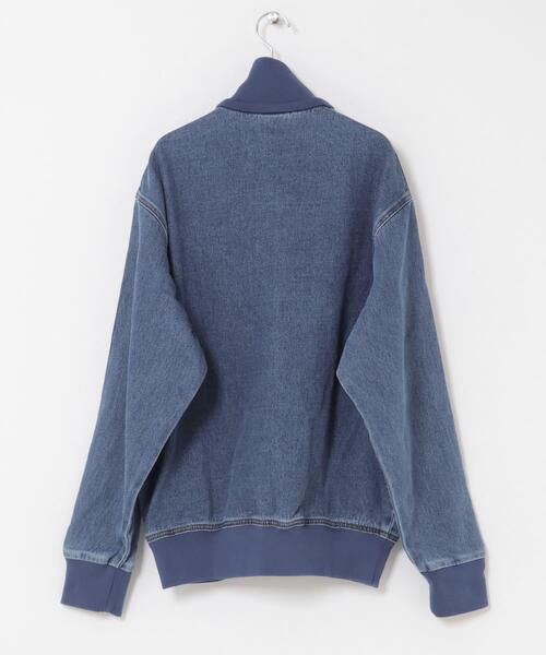 adidas（アディダス）の「adidas　DENIM FIREBIRD TRACK TOP（ブルゾン・メンズ・インディゴブルー・MEDIUM/LARGE/X-LARGE）」の9枚目の写真