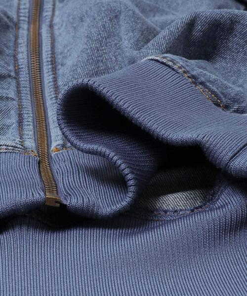 adidas（アディダス）の「adidas　DENIM FIREBIRD TRACK TOP（ブルゾン・メンズ・インディゴブルー・MEDIUM/LARGE/X-LARGE）」の10枚目の写真