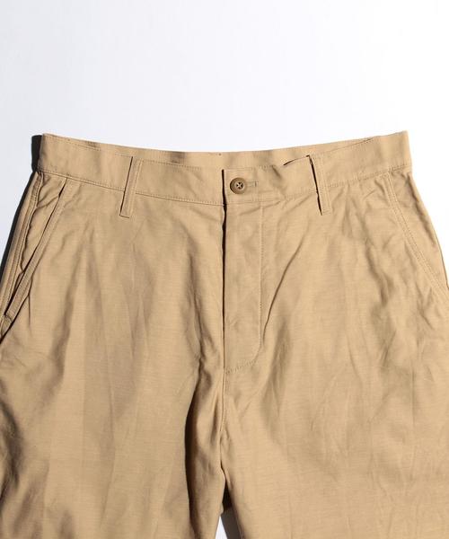 VOTE MAKE NEW CLOTHES(ボートメイクニュークローズ)の「<VOTE MAKE NEW CLOTHES> 41PANTS CUT OFF/パンツ◆(その他パンツ・メンズ・ベージュ/ネイビー・SMALL/MEDIUM)」の4枚目の写真
