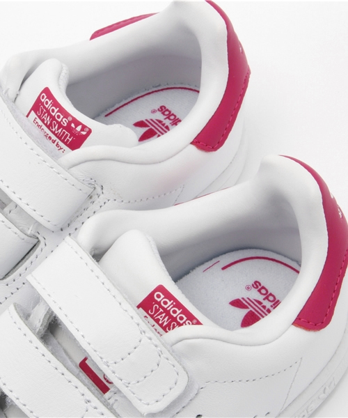 adidas(アディダス)の「キッズ adidas アディダス STAN SMITH CF I スタンスミス CF I B32704 16SP WTH/WTH/BOPINK(スニーカー・キッズ・ホワイト系その他・13/16/14/12/15 )」の8枚目の写真