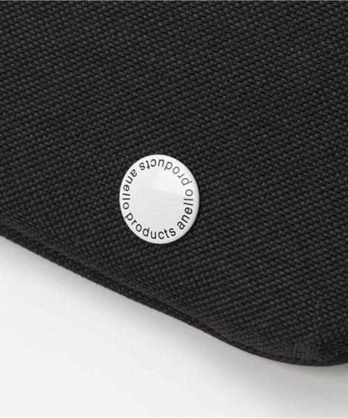 anello（アネロ）の「【anello】 アネロ 杢ポリキャンバスショルダーバッグ       （ショルダーバッグ・レディース・ブラック/レッド・ONE SIZE）」の3枚目の写真