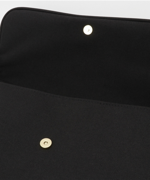 anello（アネロ）の「【anello】 アネロ 杢ポリキャンバスショルダーバッグ       （ショルダーバッグ・レディース・ブラック/レッド・ONE SIZE）」の4枚目の写真