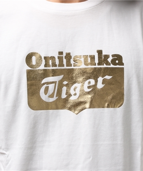 ONITSUKA TIGER（オニツカタイガー）の「オニツカタイガー ロゴTシャツ Onitsuka Tiger LOGO TSHIRT (OKT031)（Tシャツ/カットソー）」 WEAR
