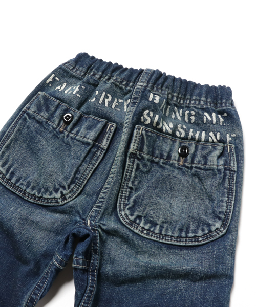 DENIM DUNGAREE（デニムダンガリー）の「DENIM DUNGUAREE/ デニム＆ダンガリー ジャズネップデニムヴィンテージリラックスパンツ（デニムパンツ・キッズ・ブルー・100/120/110）」の7枚目の写真