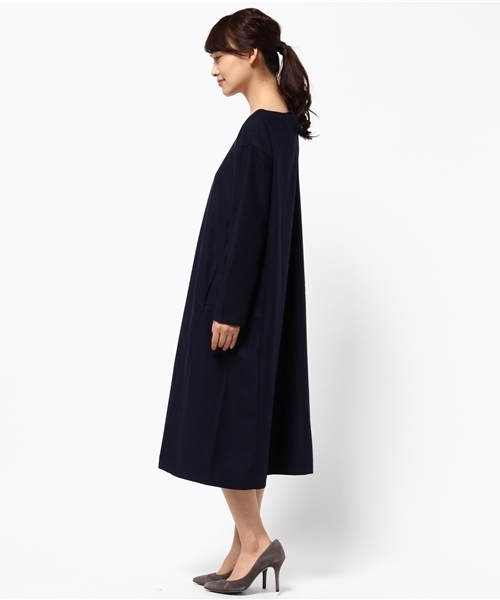 LBC（エルビーシー）の「Vネックワンピース （ワンピース・レディース・ネイビー/Red/チャコールグレー・MEDIUM/LARGE）」の5枚目の写真