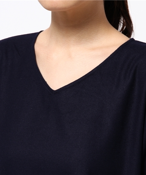 LBC（エルビーシー）の「Vネックワンピース （ワンピース・レディース・ネイビー/Red/チャコールグレー・MEDIUM/LARGE）」の7枚目の写真