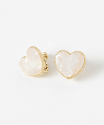 Heather | アクリルハートイヤリング 746807(イヤリング)