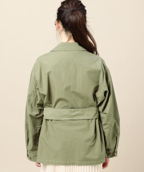 BEAUTY&YOUTH UNITED ARROWS（ビューティーアンドユースユナイテッドアローズ）の「BY コットンフィールドジャケット ◆（ミリタリージャケット・レディース・オリーブ・FREE）」の2枚目の写真