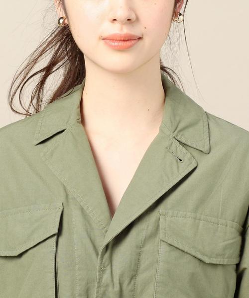 BEAUTY&YOUTH UNITED ARROWS（ビューティーアンドユースユナイテッドアローズ）の「BY コットンフィールドジャケット ◆（ミリタリージャケット・レディース・オリーブ・FREE）」の6枚目の写真