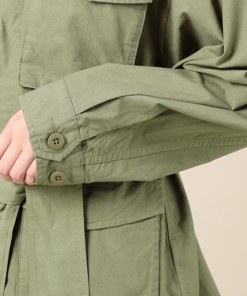 BEAUTY&YOUTH UNITED ARROWS（ビューティーアンドユースユナイテッドアローズ）の「BY コットンフィールドジャケット ◆（ミリタリージャケット・レディース・オリーブ・FREE）」の9枚目の写真