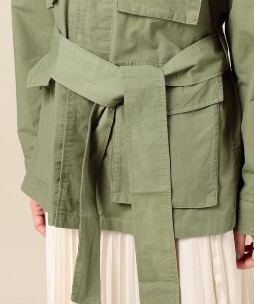 BEAUTY&YOUTH UNITED ARROWS（ビューティーアンドユースユナイテッドアローズ）の「BY コットンフィールドジャケット ◆（ミリタリージャケット・レディース・オリーブ・FREE）」の10枚目の写真