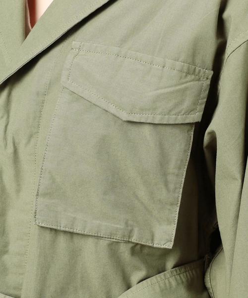 BEAUTY&YOUTH UNITED ARROWS（ビューティーアンドユースユナイテッドアローズ）の「BY コットンフィールドジャケット ◆（ミリタリージャケット・レディース・オリーブ・FREE）」の13枚目の写真