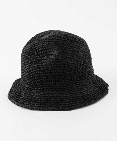 SHIPS JET BLUE（シップスジェットブルー）の「SHIPS JET BLUE: コンピレーションハット（ハット・メンズ・ナチュラル/ブラック・ONE SIZE）」の2枚目の写真