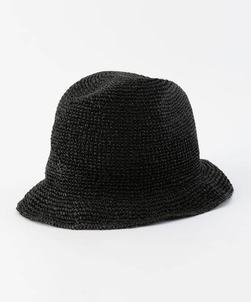 SHIPS JET BLUE（シップスジェットブルー）の「SHIPS JET BLUE: コンピレーションハット（ハット・メンズ・ナチュラル/ブラック・ONE SIZE）」の4枚目の写真