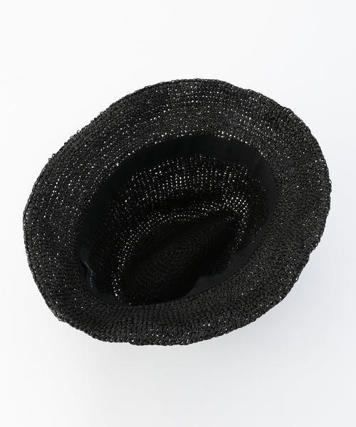 SHIPS JET BLUE（シップスジェットブルー）の「SHIPS JET BLUE: コンピレーションハット（ハット・メンズ・ナチュラル/ブラック・ONE SIZE）」の6枚目の写真