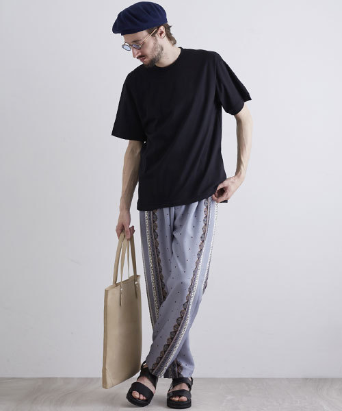 UNITED TOKYO（ユナイテッドトウキョウ）の「ビッグシルエットカットソー（Tシャツ/カットソー・メンズ・ピンク/ブラック/イエロー/オフホワイト/グリーン/ブルー・2/3/1）」の16枚目の写真