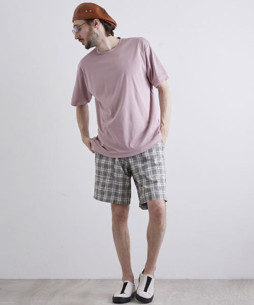 UNITED TOKYO（ユナイテッドトウキョウ）の「ビッグシルエットカットソー（Tシャツ/カットソー・メンズ・ピンク/ブラック/イエロー/オフホワイト/グリーン/ブルー・2/3/1）」の19枚目の写真